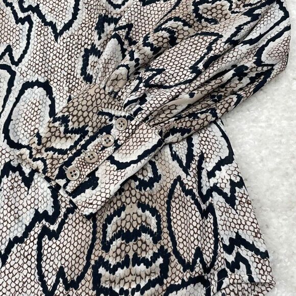 Cabi Serpentine Snakeskin Blouse - Picture 6 of 8